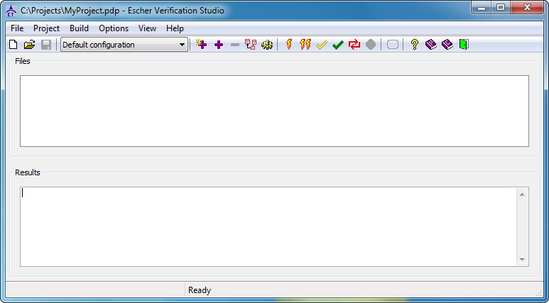Project Manager main window