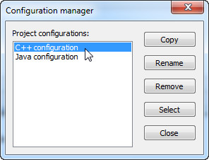 Configuration manager