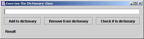 Graphical front-end to Dictionary